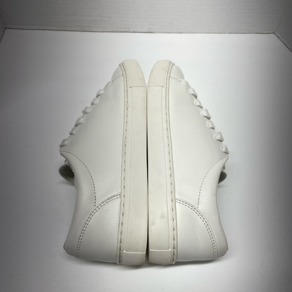 J. Crew Women's White Low-Top Leather Sneakers - Picture 4 of 7